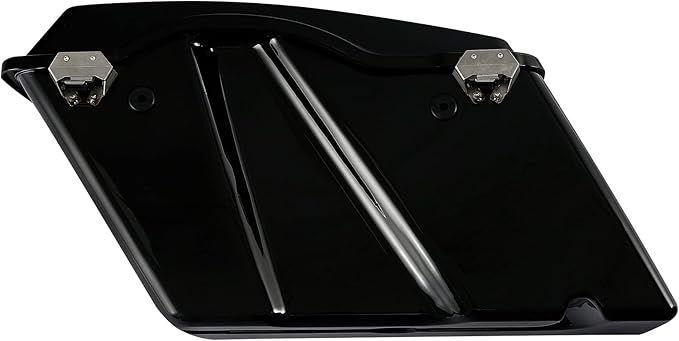 XFMT Hard Saddlebags Saddle Bag Turnk W/Black Conversion Brackets - Image 5