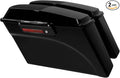 XFMT Glossy Black Hard Saddlebags W/ 6x9 Speaker Lids Black Latches by XFMT