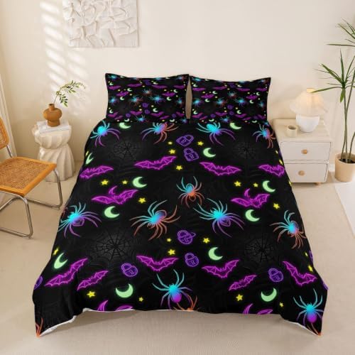 Feelyou Kids Spider Bedding Set Queen Size for Boys Girls Teens - Image 7