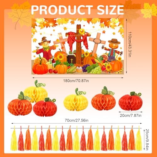 98Pcs Christian Trunk or Treat Car Decoration Fall Decor for Suv, Scarecrow - Image 2