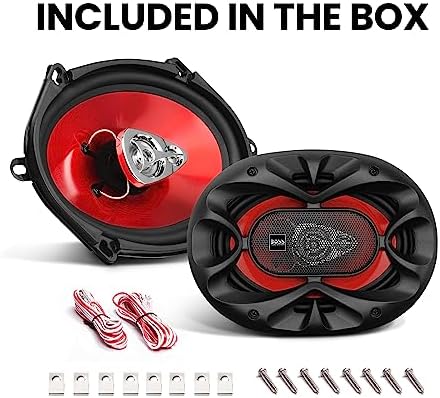 BOSS Audio Systems CH5730 5 x 7 Car Speakers, 300 Watts Per Pair, 3 Way