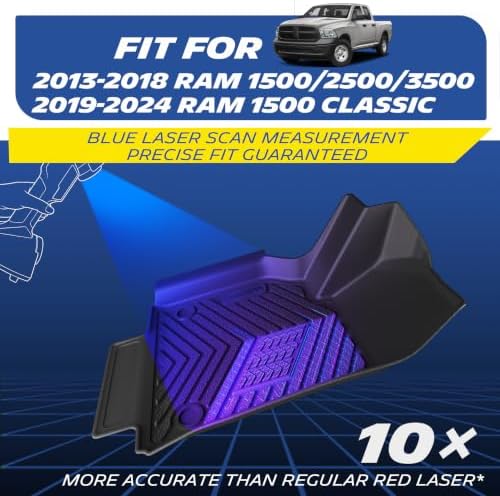 Michelin Vehicle Mats for 2013-2018 Ram 1500/2500/3500 Crew Cab Bucket Seat