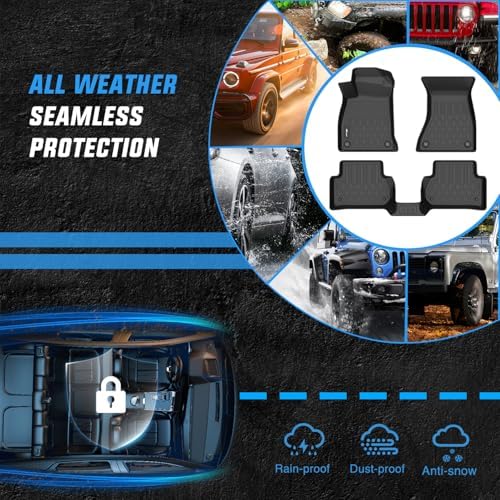 Nilight TPE Floor Mats for Audi A4 S4