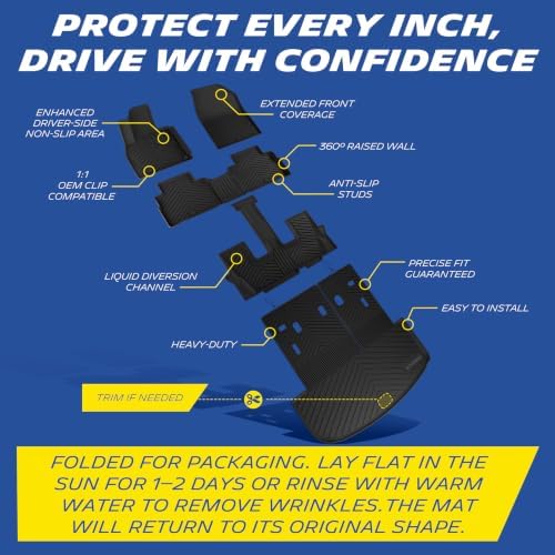 Michelin Vehicle Mats for 2020-2025 Kia Telluride (5 Piece)