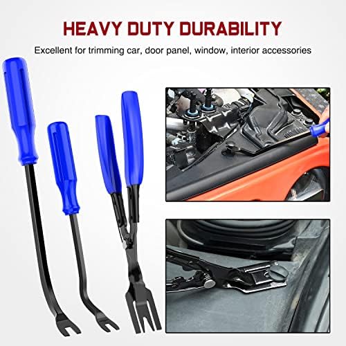 Nilight 238Pcs Trim Removal Tool, Auto Push Pin Bumper Retainer Clip Set
