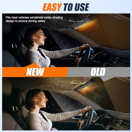 Nilight 32LED Amber Dash Strobe Light w/Controller Windshield Mount