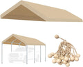 10'x20' Upgraded Carport Replacement Top Canopy Cover by Vanteriam