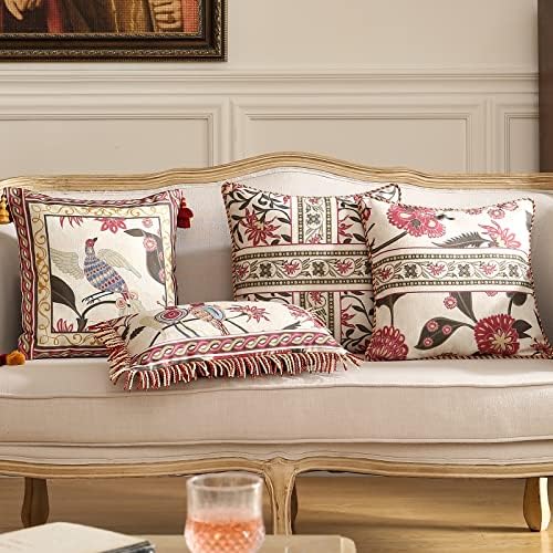 patdrea Designer French Vintage Lumbar Pillow Cover,12"x20",Set of 2 - Image 3