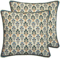 patdrea French Vintage Square Throw Pillow Cover,18"x18",Set of 2 by Welcometopatdrea