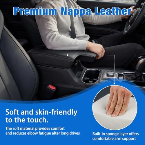 Nilight Center Console Cover for Subaru Crosstrek Impreza 2017-2023 Armrest