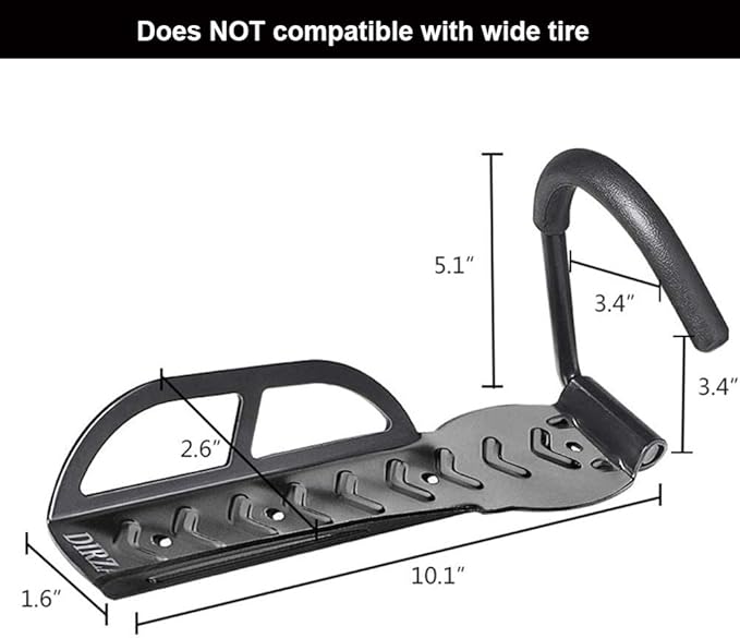Dirza Bike Rack Garage Wall Mount Bike Hanger Bike Hooks Bike Storage Bicycle - Image 2