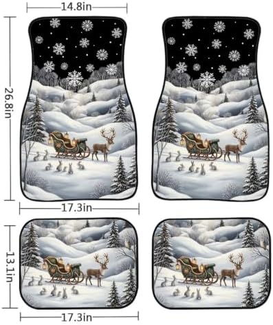 SnowmanFloor Mats for Xmas