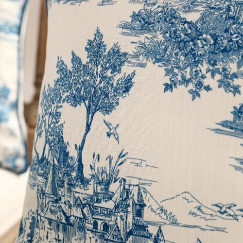 patdrea Designer French Vintage Throw Pillow Cover,18"x18",Set of 2 - Image 3