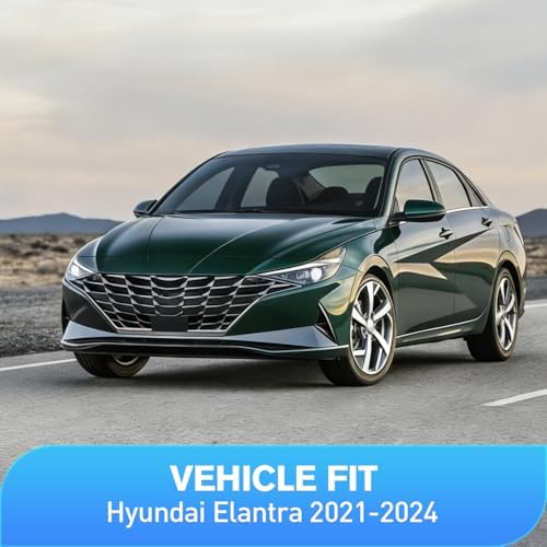 Nilight in-Channel Rain Guards for Hyundai Elantra 2021-2025 4PCS