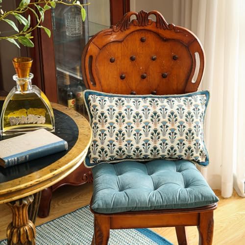 patdrea French Vintage Lumbar Throw Pillow Cover,12"x20",Set of 2 - Image 6