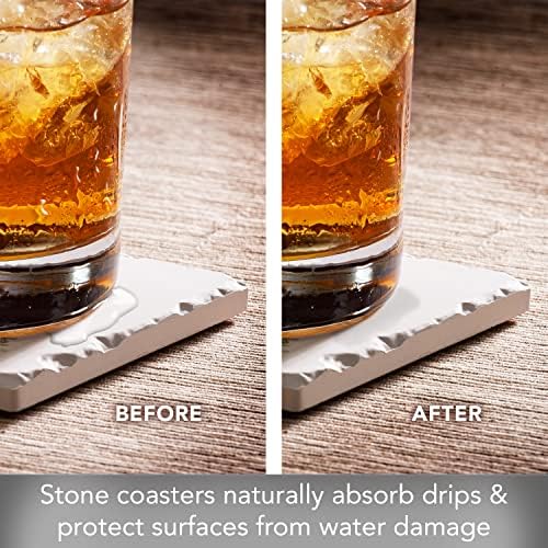 Thirstystone O' Christmas Tree 4 Pack Tumbled Tile Stone Coasters - Image 6