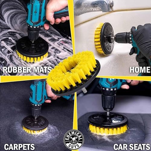 Chemical Guys, Citrus Foaming Fabric & Carpet Cleaner Drill Brush, 16 oz