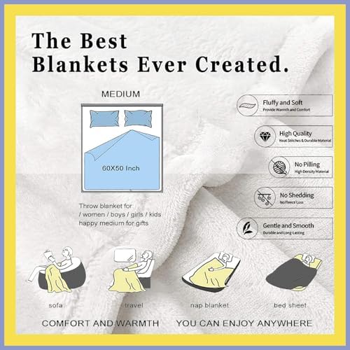 Socira Birthday Blanket for Mom & Women - Mother's Day Gift from Daughter & Son - Funny Gag Gift - 50"X40" Small - Image 6