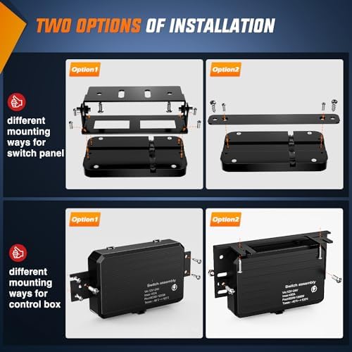 Nilight 8 Gang Switch Panel Relay System Automatic Dimmable