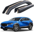 Goodyear Shatterproof in-Channel Window Deflectors for Mazda CX-30 2020-2026, Rain Guards, Window Visors for Cars, Vent Deflector, Car Accessories, 4 pcs - GY009010