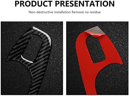 Car Window Lift Switch Control Decals for Audi A4 2009-2016 / S4 2010-2016 / RS4 2012-2015 Accessories Carbon Fiber Stickers, Style A