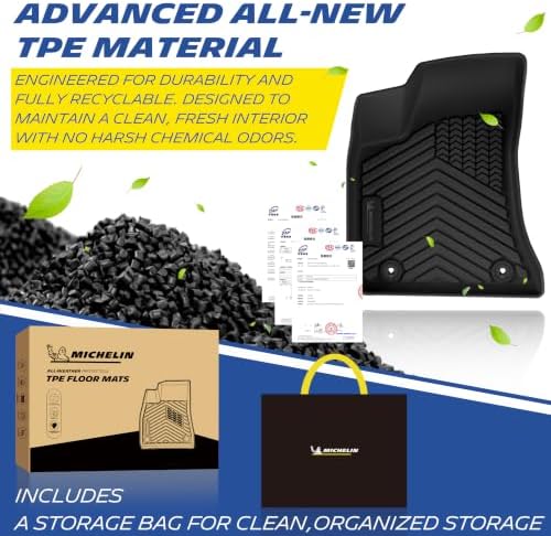 Michelin Vehicle Mats for 2011-2023 Dodge Charger/Chrysler 300 RWD(4 Piece)