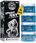 Chemical Guys, Sticky Icky Car Cleaning Gel, Green Apple, 4 Pk