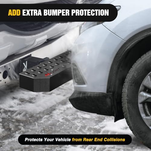 Nilight 11.9" Hitch Step with 2" Hitch Receiver for Pickup Truck Car SUV
