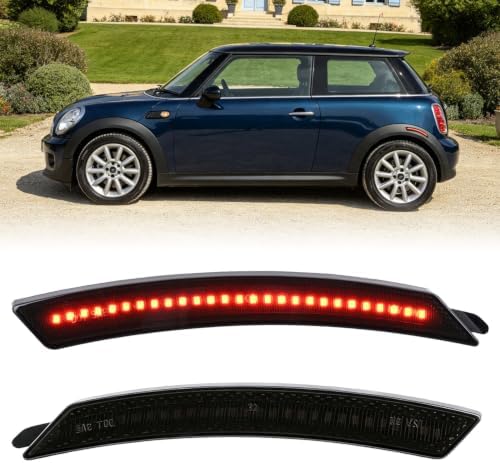 Nilight Fender Side Marker Lights 2PCS for 2005-2016 MINI Cooper R55/R56