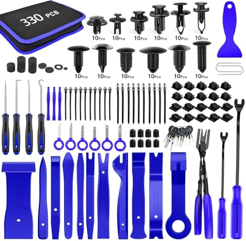 GOOACC 330Pcs Trim Removal Tool Auto Push Pin Bumper Retainer Clip Set by GOOACC
