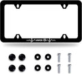 Nurse Life License Plate Frame Beautiful Text License Plate Stainless Steel by GORSNKYE