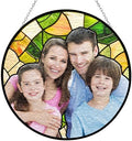 Custom Family Image, Transform Your Photos Into Art, Personalized Window Stained Glass, Father Memorial Gifts, Personalized Family Stained Glass Suncatcher, Custom Photo Ornament by 365CUSGIFTS