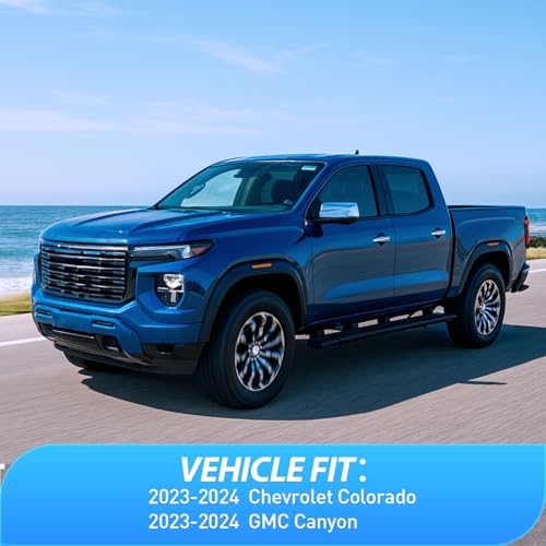 Nilight Tape-On Window Visors for Chevy Colorado GMC Canyon 2023-2026, 4PCS