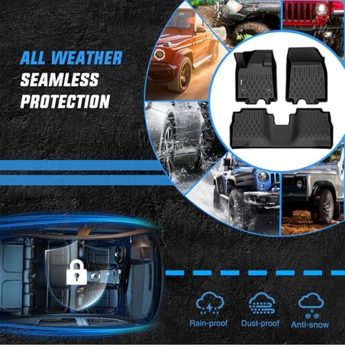 Nilight TPE Floor Mats for Chevy Equinox EV Only 2024 2025 2026