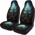 GENANY Dragonfly Car Seat Covers, 2-Piece Front Seat Set