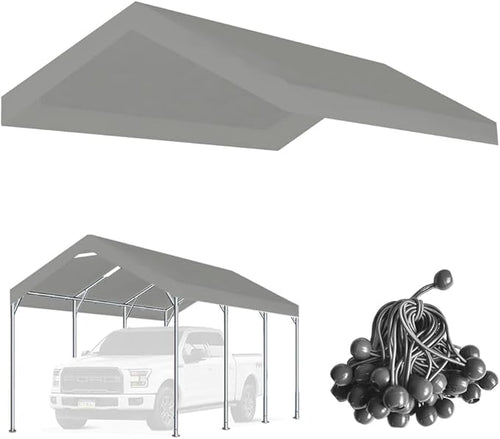 10'x20' Upgraded Carport Replacement Top Canopy Cover by Vanteriam