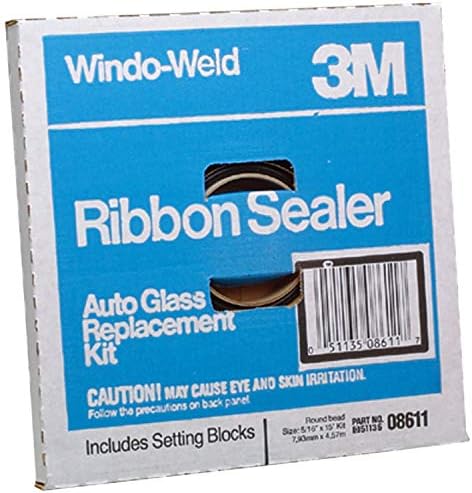 3M Windo-Weld Round Ribbon Sealer, 08625, 1/8 in x 1/4 in x 30 ft Roll, 24 per case