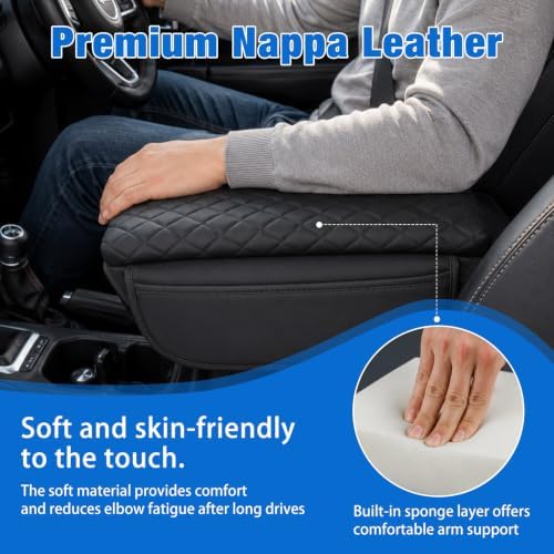 Nilight Center Console Cover for Jeep Wrangler JL Gladiator JT 2018-2026