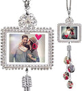 Custom Photo Rearview Mirror Decoration - Ladies Diamond Ornaments, Cute Car Accessories by Brocade+Creek