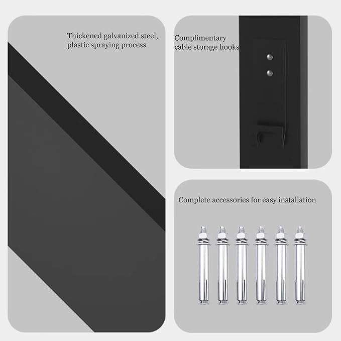 EV Charger Connector Pedestal Electric Vehicle Charging Stations, Stainless - Image 6