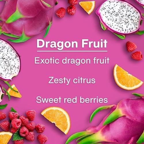 LITTLE TREES Car Air Freshener, 4 Count (Pack of 6), Dragon Fruit