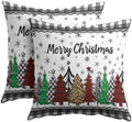 Merry Christmas Tree Pillow Covers 24x24 Set of 2 Highly Absorbent by Unknown