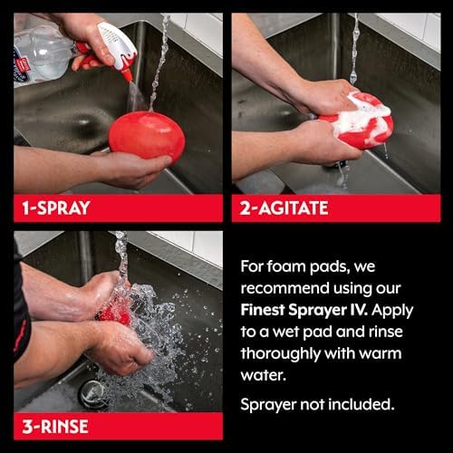 Griot's Garage Microfiber and Foam Pad Cleaner, Removes Polish, Wax, and Sealant Residue, Restores Your Car Cleaning Cloths' Effectiveness, 11078, 35 oz - Image 4