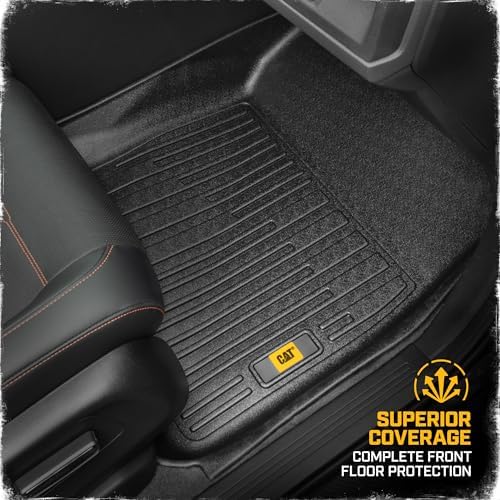 CAT® JustFit™ 3D Custom Fit Floor Mats for Honda CRV 2023, 2024, 2025, 2026 - Heavy Duty Floor Liner Protection Laser Measured, Honda CRV Accessories Car Floor Liners