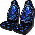 GENANY Bible Verse Car Seat Covers, 2-Piece Front Seat Set