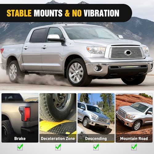 Nilight Hidden Bumper Mounting Bracket for 2007-2013 Toyota Tundra