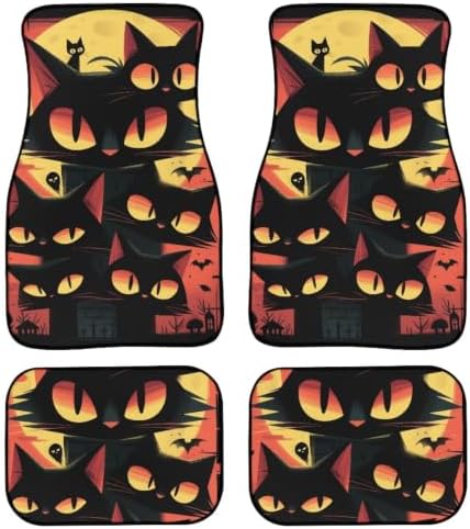 Halloween Floor Mats All Weather Car 1st & 2nd Floor Mats