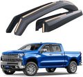 Goodyear Shatterproof in-Channel Window Deflectors for Chevrolet (Chevy) Silverado/GMC Sierra 1500 2019-2026 Crew Cab,Rain Guards,Window Visors,Vent Deflector, Truck Accessories,4pcs - GY009003