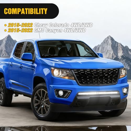 Nilight Lower Hidden Bumper Mounting Brackets for Colorado Canyon 4WD/2WD