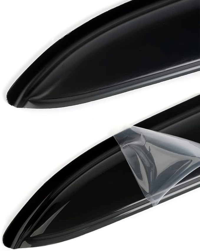 94076 Side Window Wind Deflector, Dark Smoke Window Visors fit - Image 4